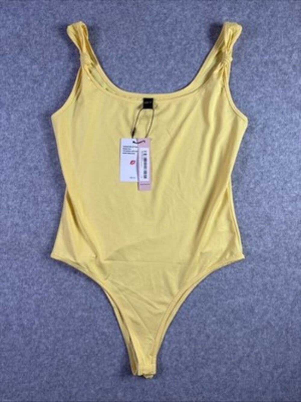 Micas  One-Piece Bodysuit Sz Large Yellow